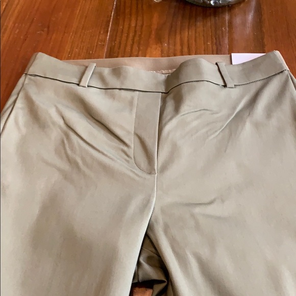 H&M straight leg Olive Green pull on pants - Picture 2 of 8